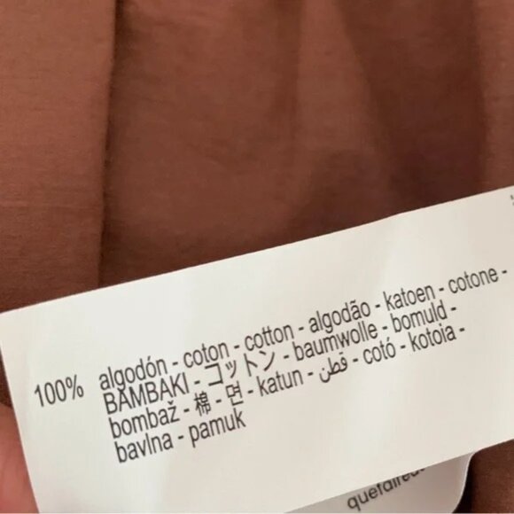 🌞 ZARA Tiered Maxi Skirt in Chocolate Brown Extra Small XS - Picture 12 of 13